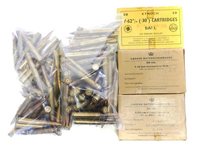 Lot 616 - .30-06 ammunition, to include 56 rounds of...