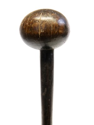 Lot 217 - African hardwood Zulu knobkerrie.