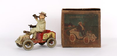Lot 276 - An Early 20th Century "Tut Tut" Tinplate Clockwork Toy By Lehmann of Germany