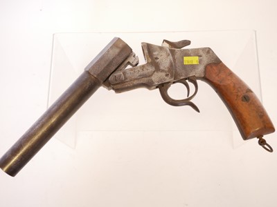 Lot 65 - German WWI flare pistol serial 16552, 9inch...