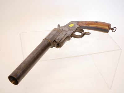 Lot 65 - German WWI flare pistol serial 16552, 9inch...
