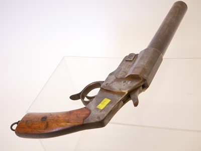 Lot 65 - German WWI flare pistol serial 16552, 9inch...