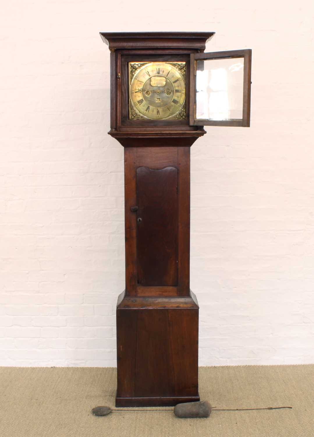 Lot 58 - An Early 19th Century Oak Longcase Clock