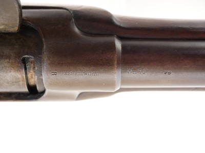 Lot 45 - Werndl model 1867/77 11x58mm rifle, 33inch...