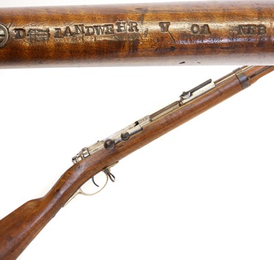 Lot 48 - Landwehr stamped Mauser 1871 pattern 11x60R...