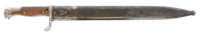 Lot 151 - Mauser S.98 bayonet and scabbard, manufactured...