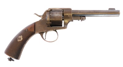 Lot 234 - Francotte Swedish M.1871 11mm revolver, serial...