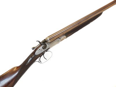 Lot 368 - T. Wild 12 bore side by side hammer gun,...