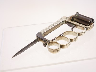 Lot 13 - Belgian Delhaxhe patent 'Apache' 7mm pinfire...