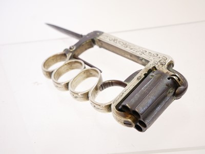 Lot 13 - Belgian Delhaxhe patent 'Apache' 7mm pinfire...