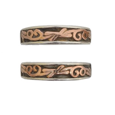 Lot 75 - Two Clogau band rings.