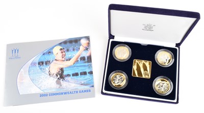 Lot 25 - A Royal Mint UK 2002 Commonwealth Games Silver Proof four-coin set.