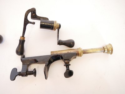 Lot 713 - Two shotgun cartridge roll turn over machines.