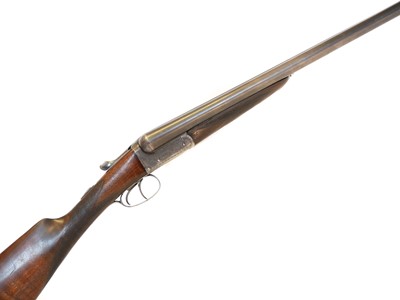 Lot 373 - Charles Osborne 12 bore side by side shotgun,...