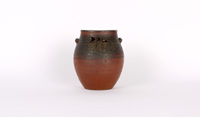 Lot 98 - Stoneware 'Bizen'-Type Vessel