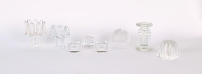 Lot 23 - Collection of Scandinavian Glass Candle Holders