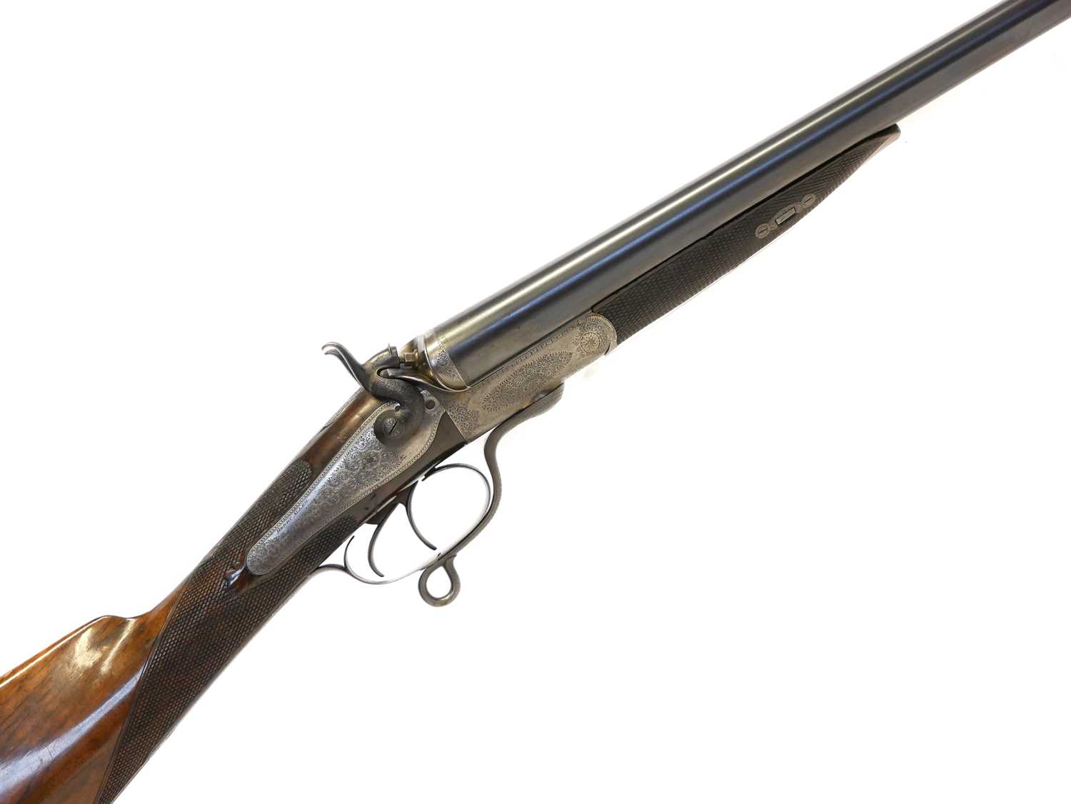 Lot 59 - Henry Allen of 10 bore side by side hammer gun,...