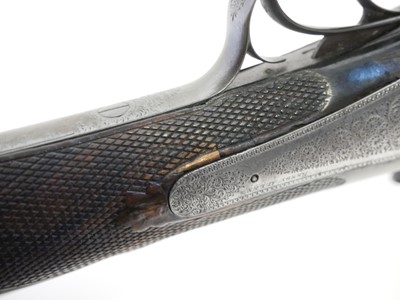 Lot 59 - Henry Allen of 10 bore side by side hammer gun,...