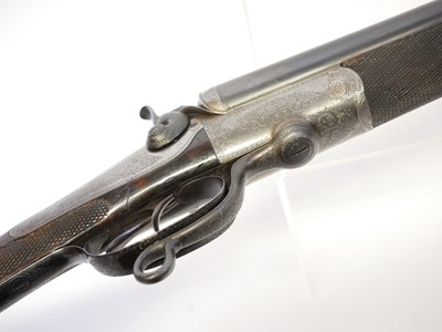 Lot 59 - Henry Allen of 10 bore side by side hammer gun,...