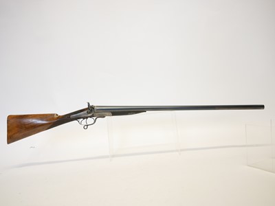 Lot 59 - Henry Allen of 10 bore side by side hammer gun,...