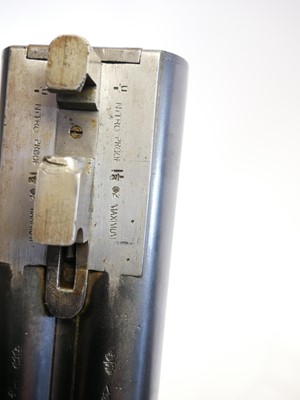 Lot 59 - Henry Allen of 10 bore side by side hammer gun,...