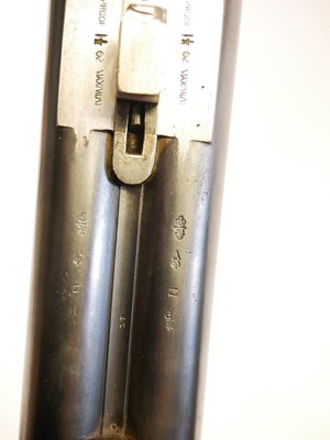 Lot 59 - Henry Allen of 10 bore side by side hammer gun,...