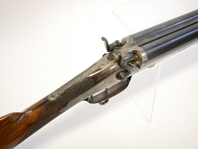 Lot 59 - Henry Allen of 10 bore side by side hammer gun,...