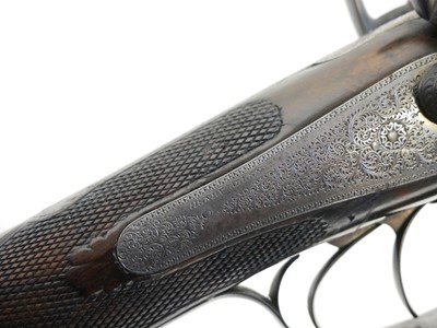 Lot 59 - Henry Allen of 10 bore side by side hammer gun,...