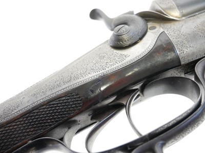Lot 59 - Henry Allen of 10 bore side by side hammer gun,...