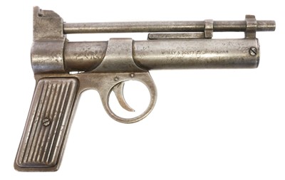 Lot 78 - Webley Junior .177 air pistol, cylinder number...