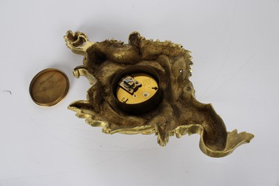 Lot 139 - A Late 19th Century Small French Ormolu 'Cartel' Clock in the Louis XV Style