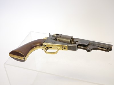 Lot 22 - Manhattan .36 percussion revolver, matching...