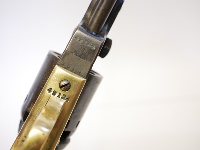 Lot 22 - Manhattan .36 percussion revolver, matching...