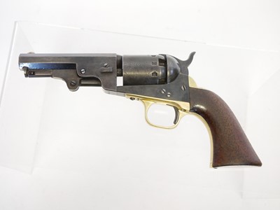 Lot 22 - Manhattan .36 percussion revolver, matching...