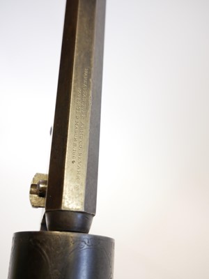 Lot 22 - Manhattan .36 percussion revolver, matching...