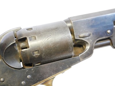 Lot 22 - Manhattan .36 percussion revolver, matching...