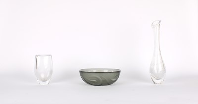 Lot 12 - "Fuga" Glass Bowl by Sven Palmquist for Orrefors