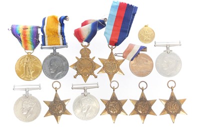 Lot 185 - Collection of medals, to include a WWI medal...