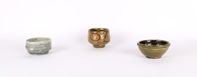 Lot 132 - Stoneware Chawan by David Frith (British 1943-) at Brookhouse Pottery