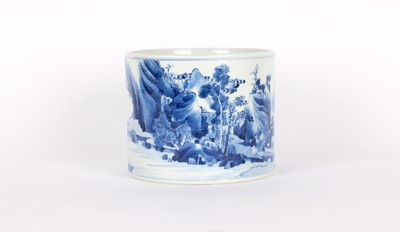 Lot 67 - A Large Chinese Kangxi Period Bitong or Brush Pot