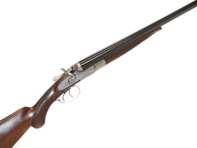 Lot 452 - T. Wild 12 bore side by side hammer gun,...