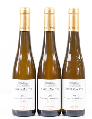Lot 90 - 3 half bottles Brauneberger Mandelgraben Riesling Eiswein