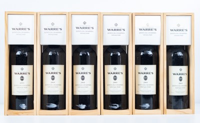 Lot 104 - 6 bottles Warre’s Quinta da Cavadinha Vintage Port 2001