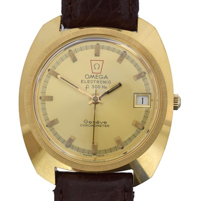 Lot 126 - A 1970s Omega Electronic f300Hz chronometer wristwatch.