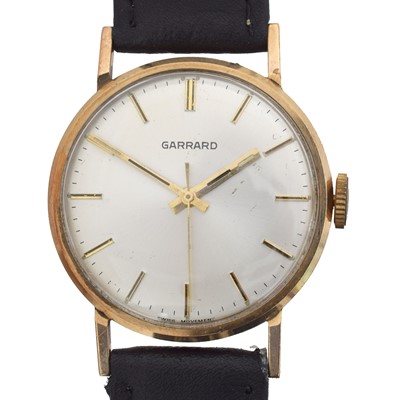 Lot 107 - A 1970s 9ct gold Garrard manual wind wristwatch.