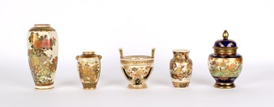 Lot 30 - A Group of Japanese Satsuma Ware