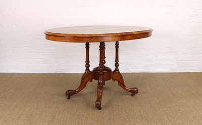 Lot 190 - A Victorian Walnut and Marquetry Breakfast or Centre Table