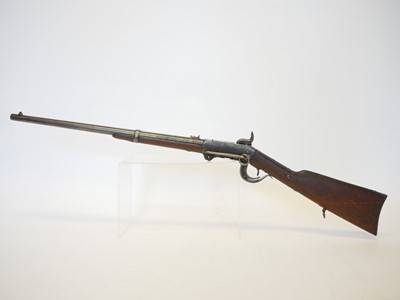 Lot 38 - Burnside .54 capping breech loading carbine...