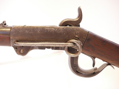 Lot 38 - Burnside .54 capping breech loading carbine...
