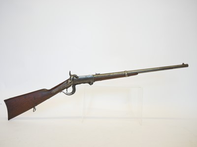 Lot 38 - Burnside .54 capping breech loading carbine...